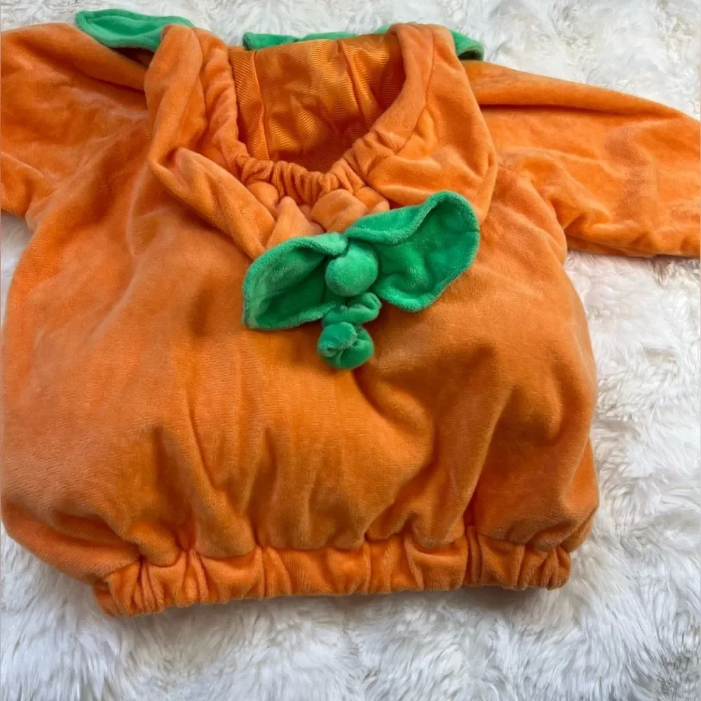 Target Kids' Jack-O'-Lantern Costume - Orange and Green Sz 12 -18 mos